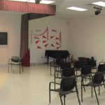 La sala recreativa de usos múltiples en el Hancock Center